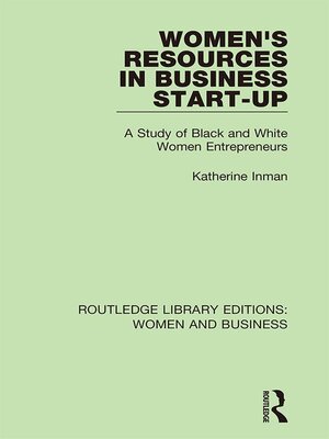 cover image of Women's Resources in Business Start-Up